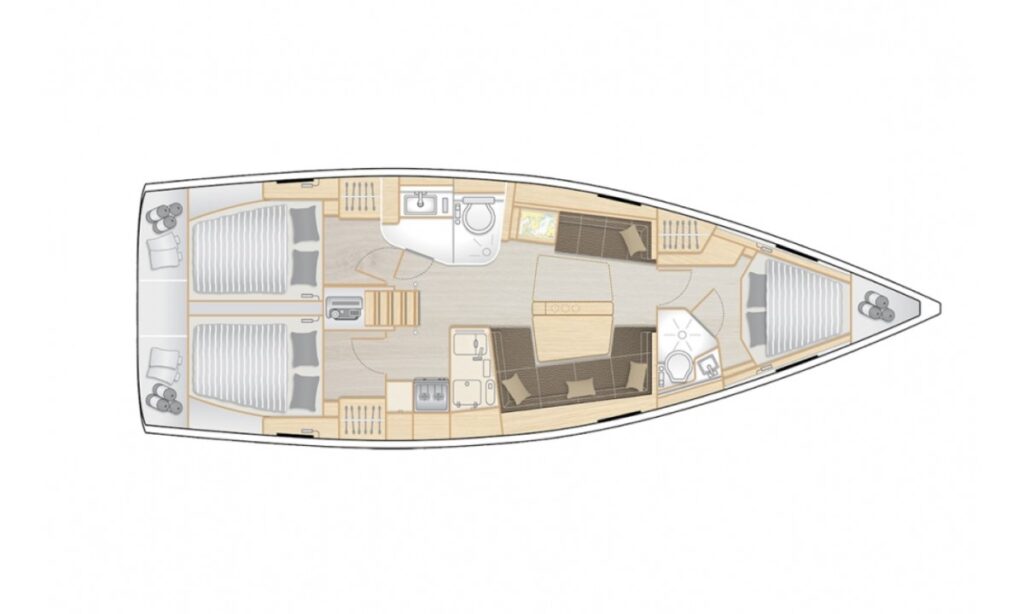hanse 418 - plan