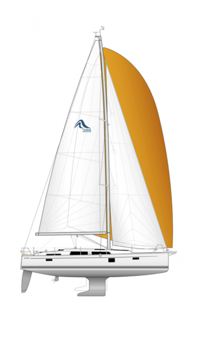 hanse 388 - model